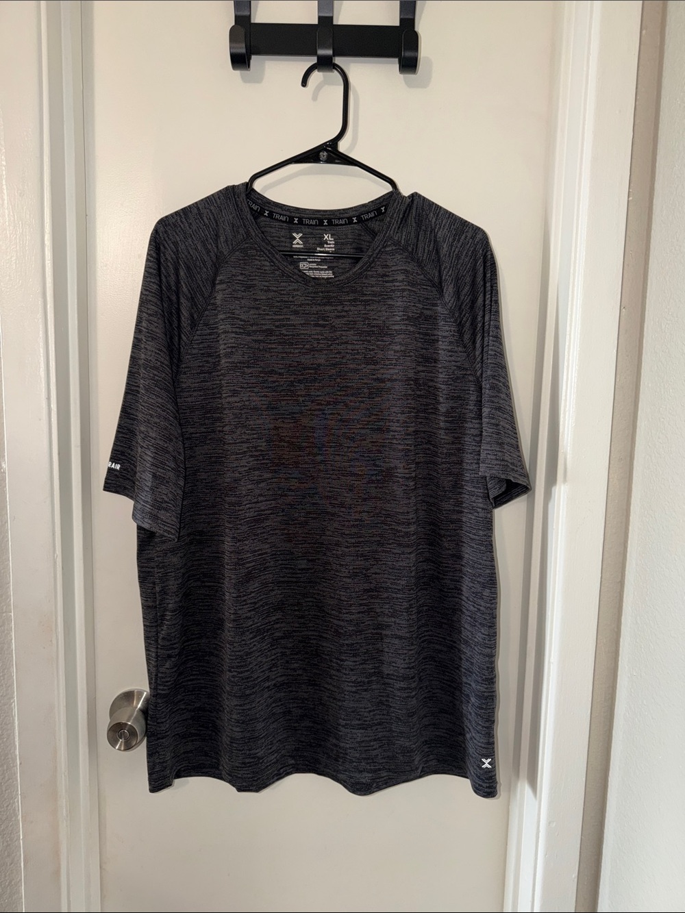 Xersion Men's Heathered Black Short-Sleeve Performance Tee